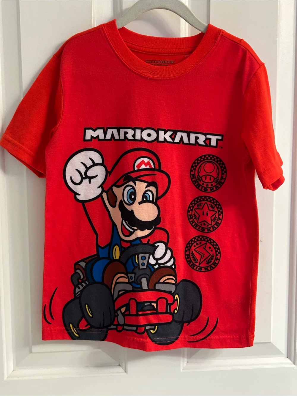 Boys Mario Kart Red Graphic Tee